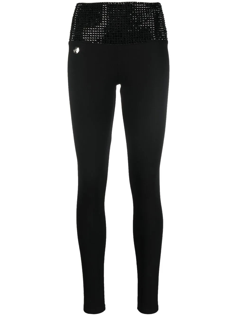 Crystal-Embellished Leggings