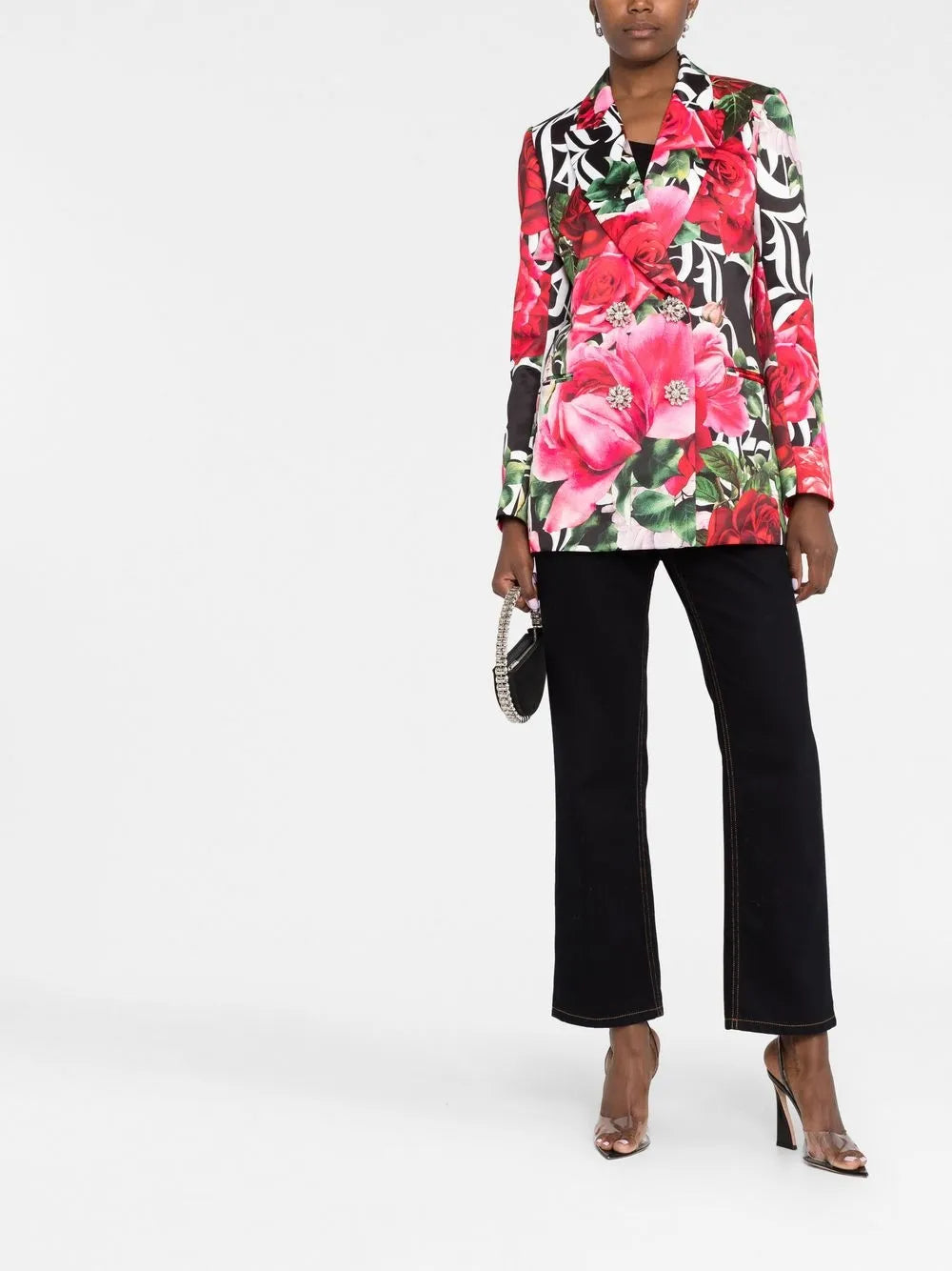 Romance Floral-Print Blazer