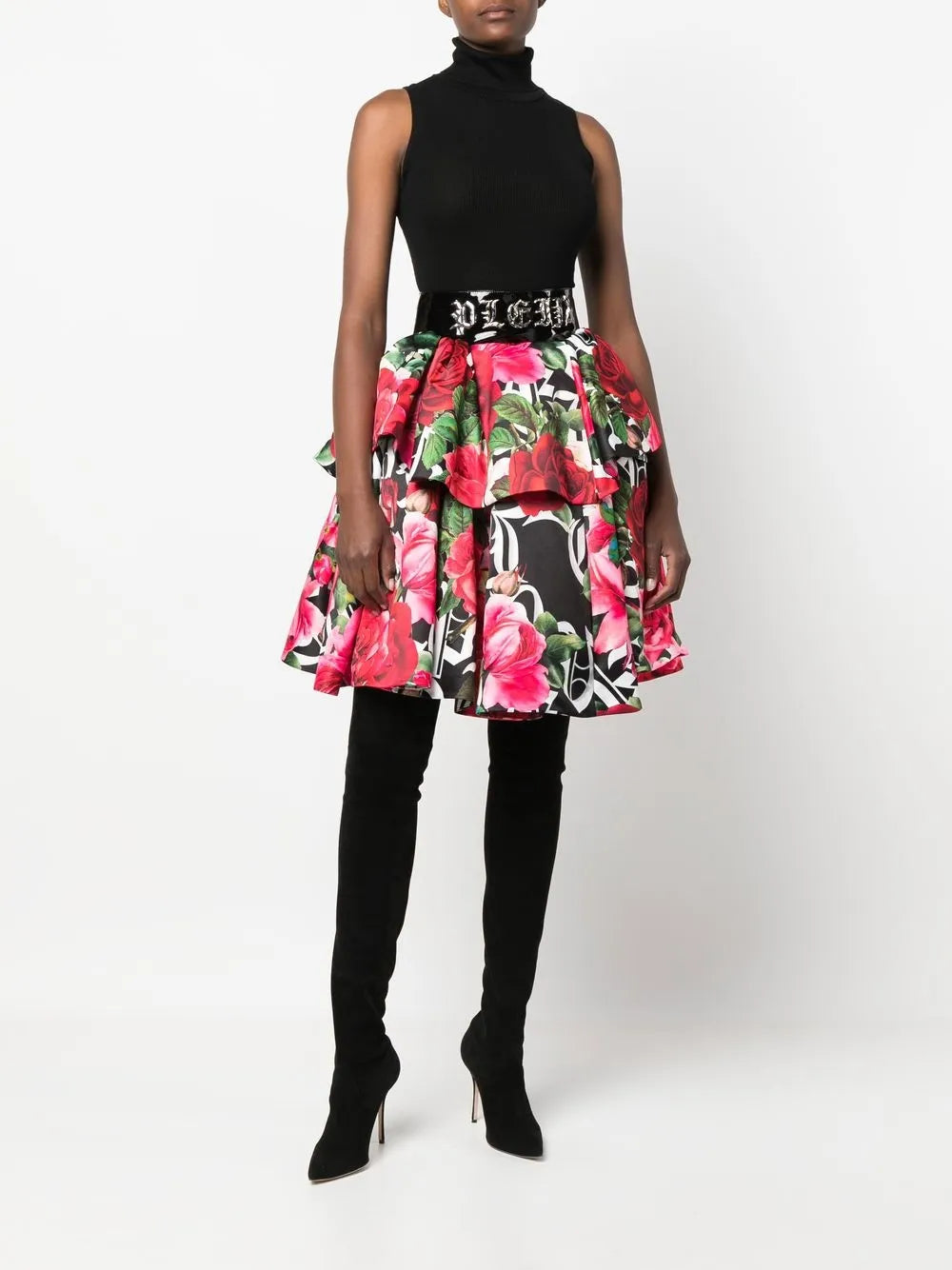 Blossom Floral-Print Skirt