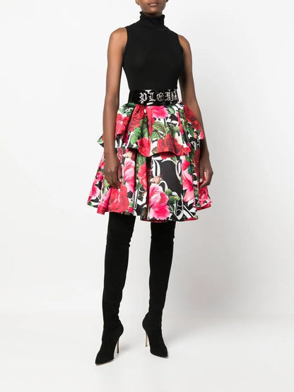 Blossom Floral-Print Skirt