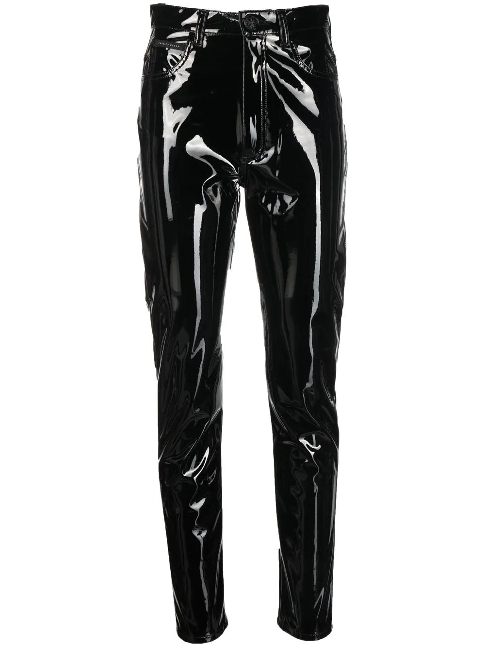Super-High Waisted Biker Trousers