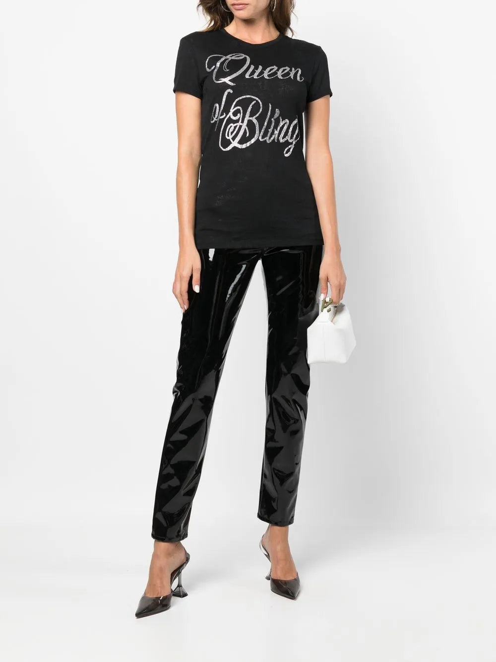Super-High Waisted Biker Trousers