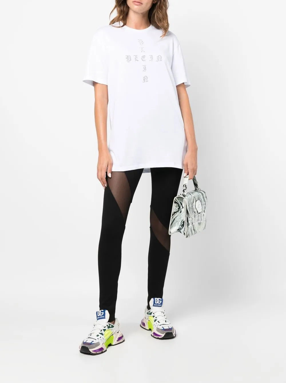 Logo-Plaque High-Waist Leggings