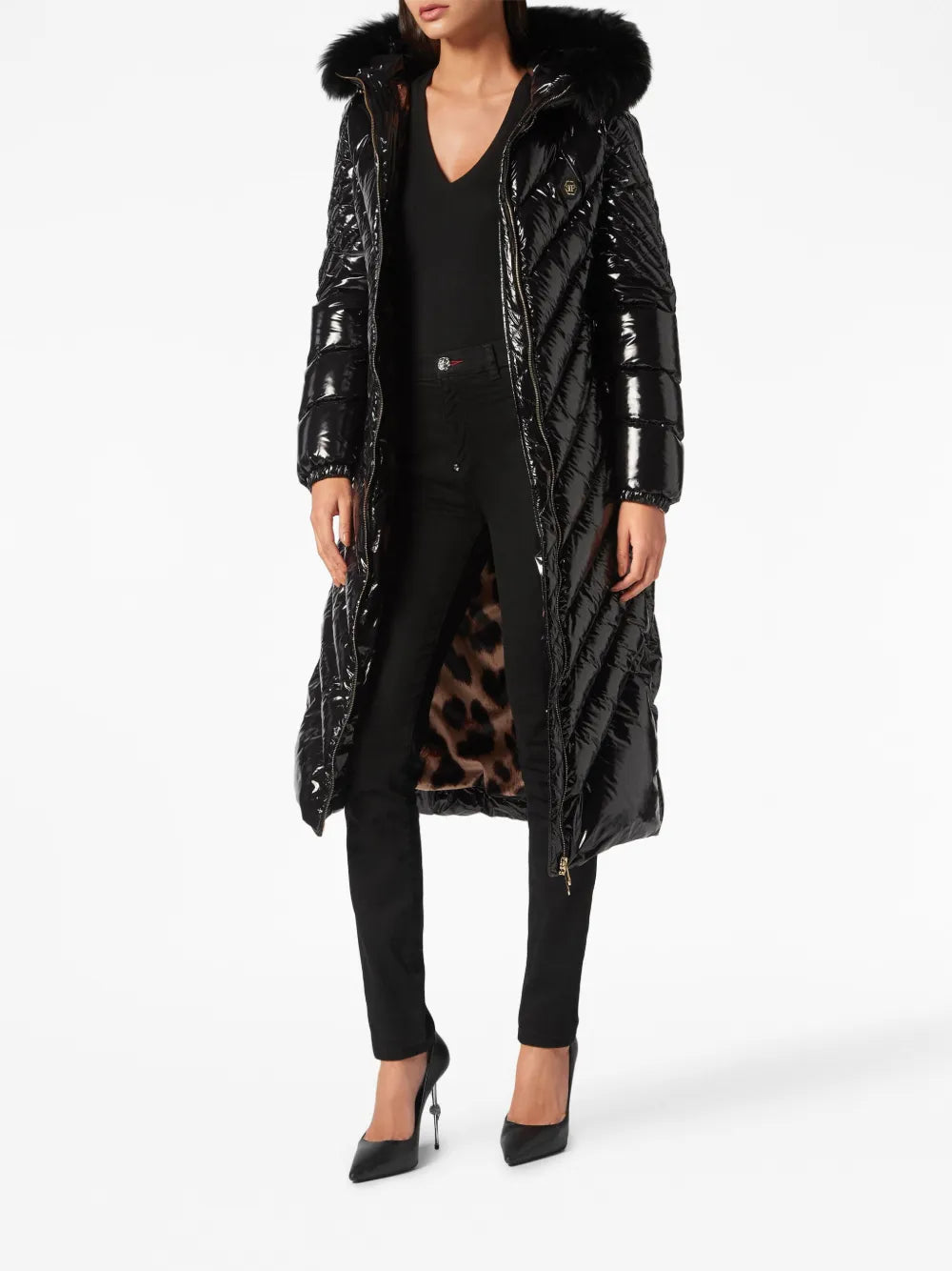 Padded Down Hooded Coat