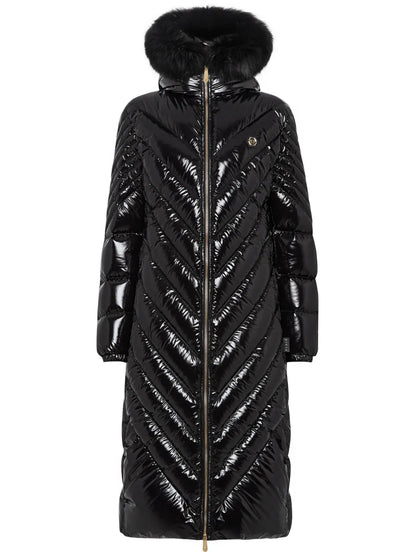 Padded Down Hooded Coat
