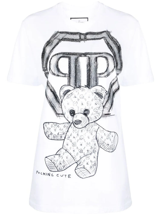 Teddy Bear-Print T-Shirt