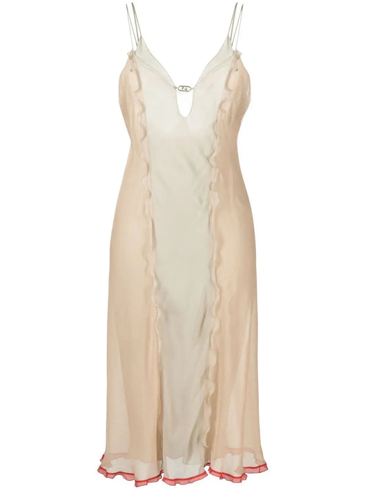Silk Midi Dress