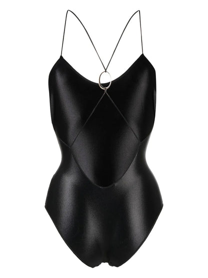 Open-Back Halterneck Swimsuit