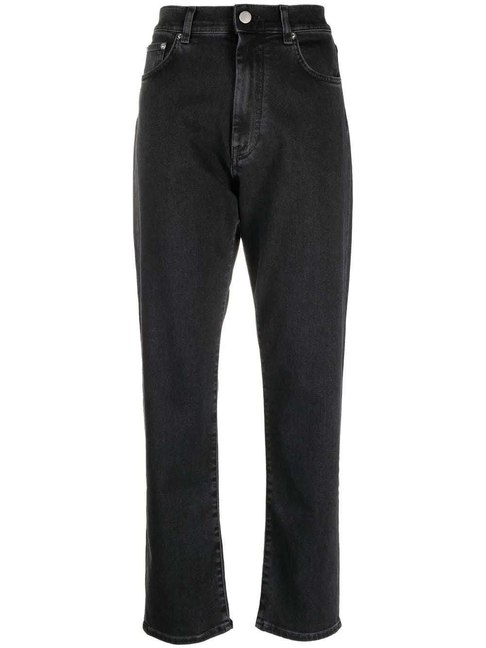 High-Rise Straight-Leg Jeans