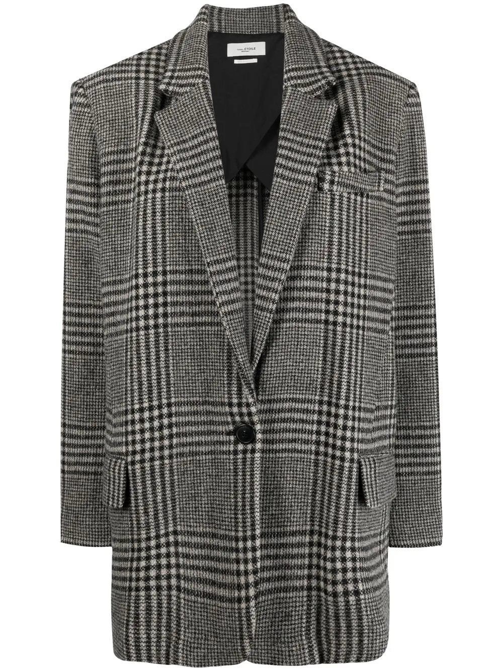Cikaito Oversized Plaid Coat