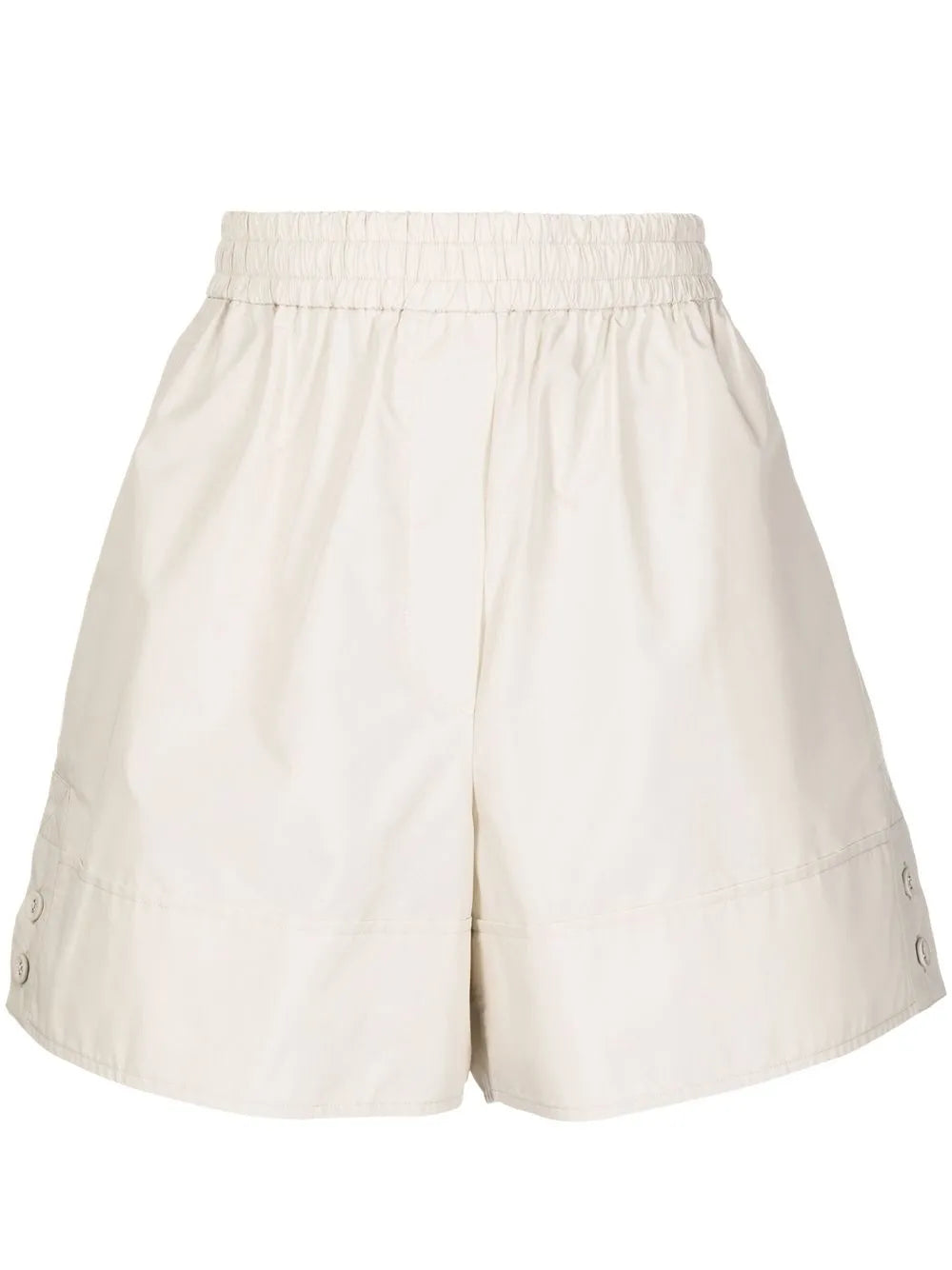 Elasticated Above-Knee Shorts