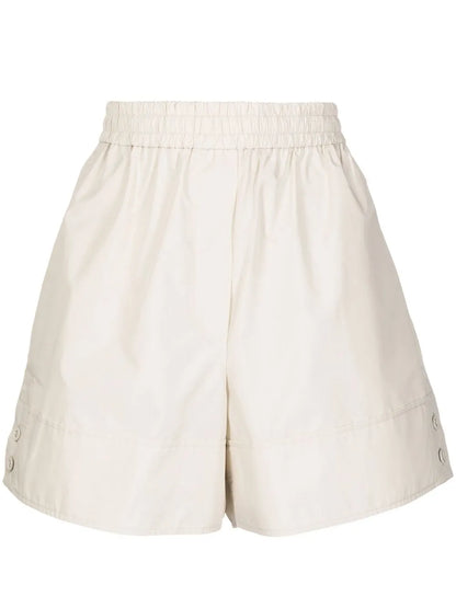 Elasticated Above-Knee Shorts