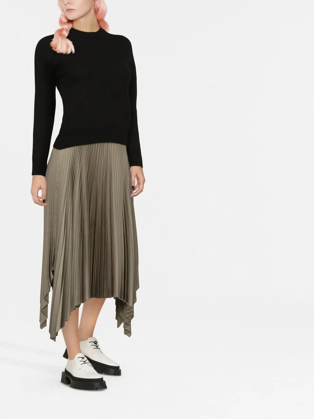 Mock-Neck Wool Jumper
