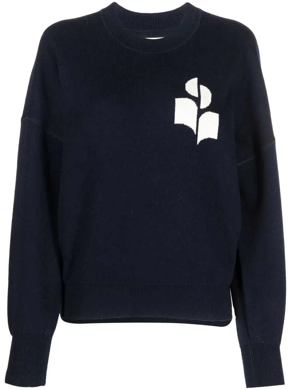 Atlee Intarsia-Knit Relaxed Jumper