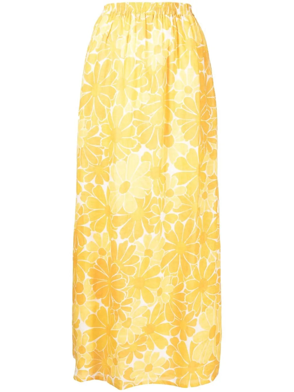 Danita Floral-Print Maxi Skirt