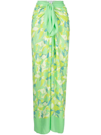 Floral-Print Sarong
