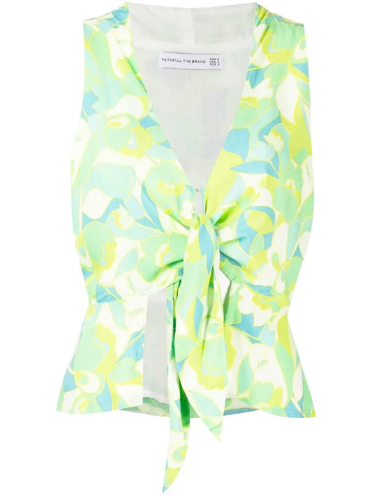 Tahani Front-Tie Top