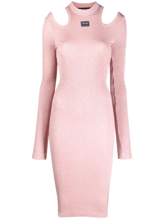 Cut-Out Knitted Dress