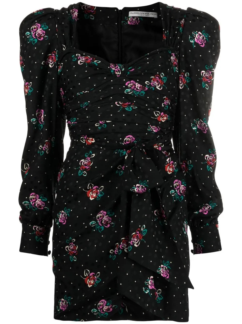 Floral-Print Minidress