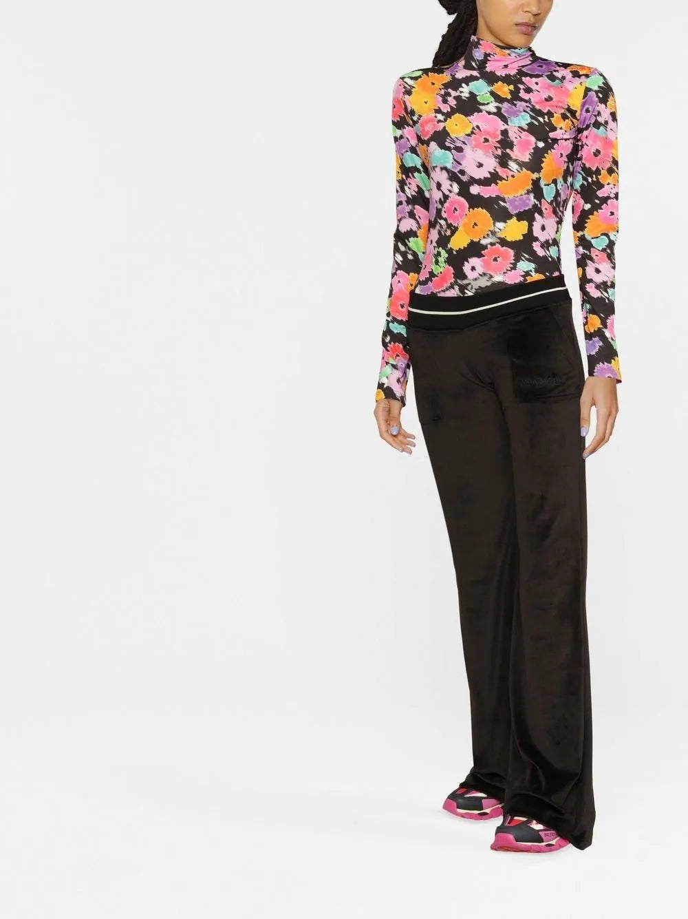 Stripe-Trim Track Pants