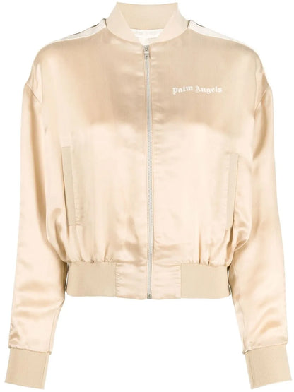Striped Bomber Jacket