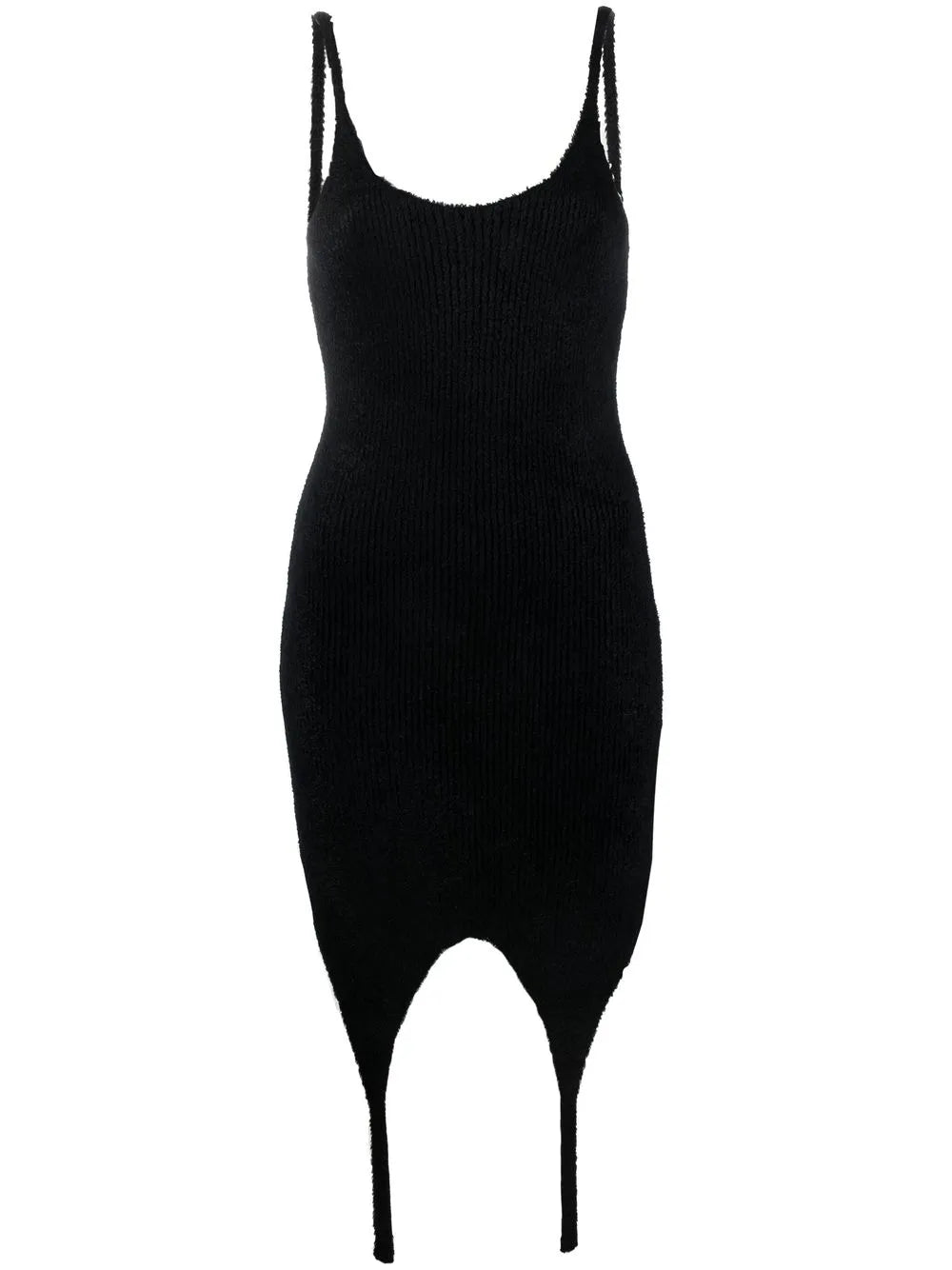 Ribbed Spaghetti Dress