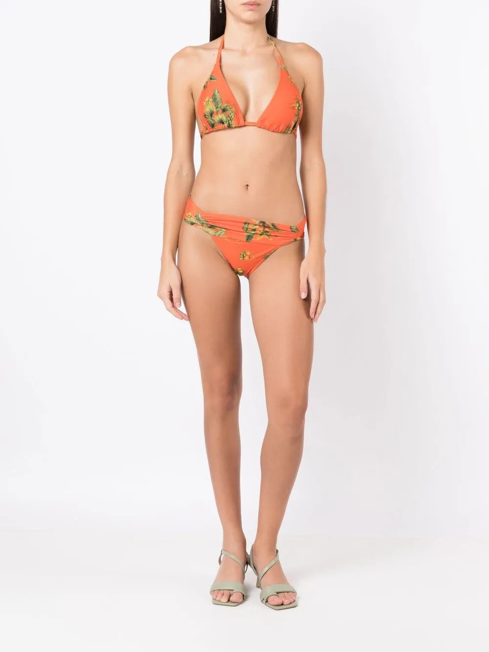 Jasper Floral-Print Bikini Bottoms