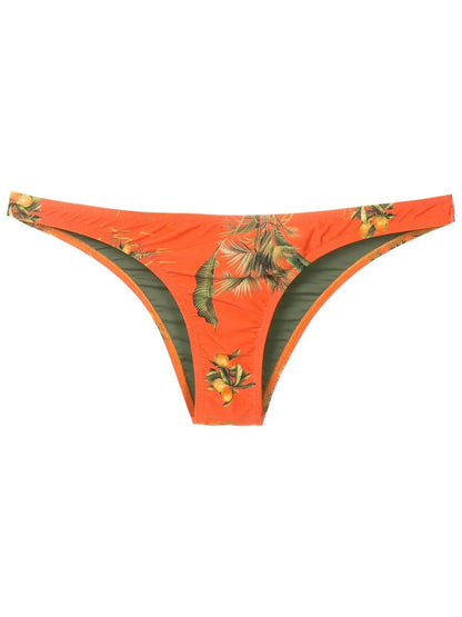 Floral-Print Bikini Bottoms