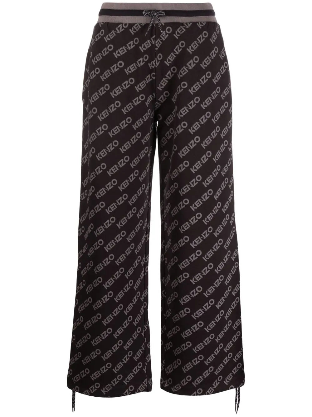 Logo-Print Wide Leg Track Pants