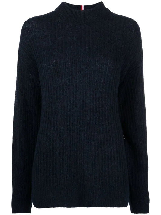 Logo-Plaque Knitted Jumper