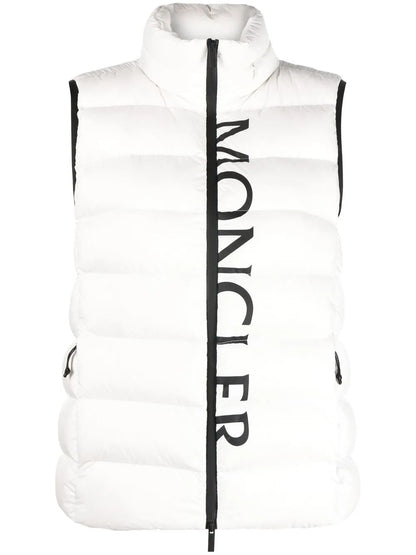 Logo-Print Padded Gilet