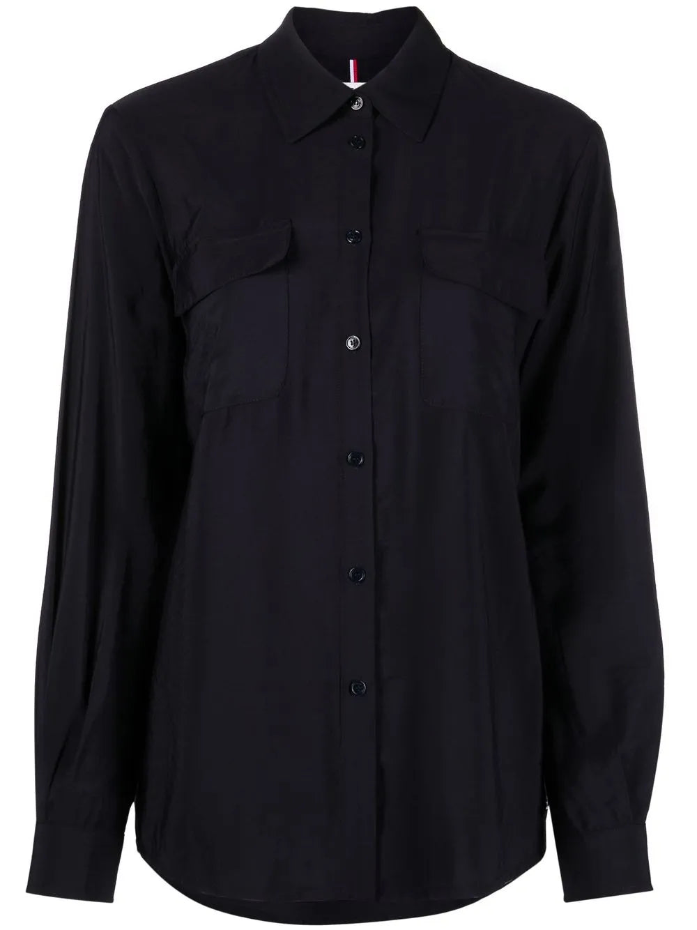 Long-Sleeved Buttoned-Up Shirt