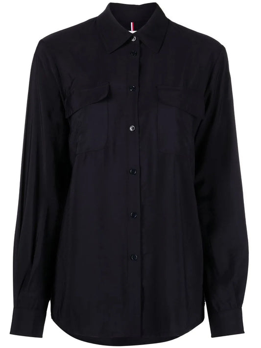 Long-Sleeved Buttoned-Up Shirt