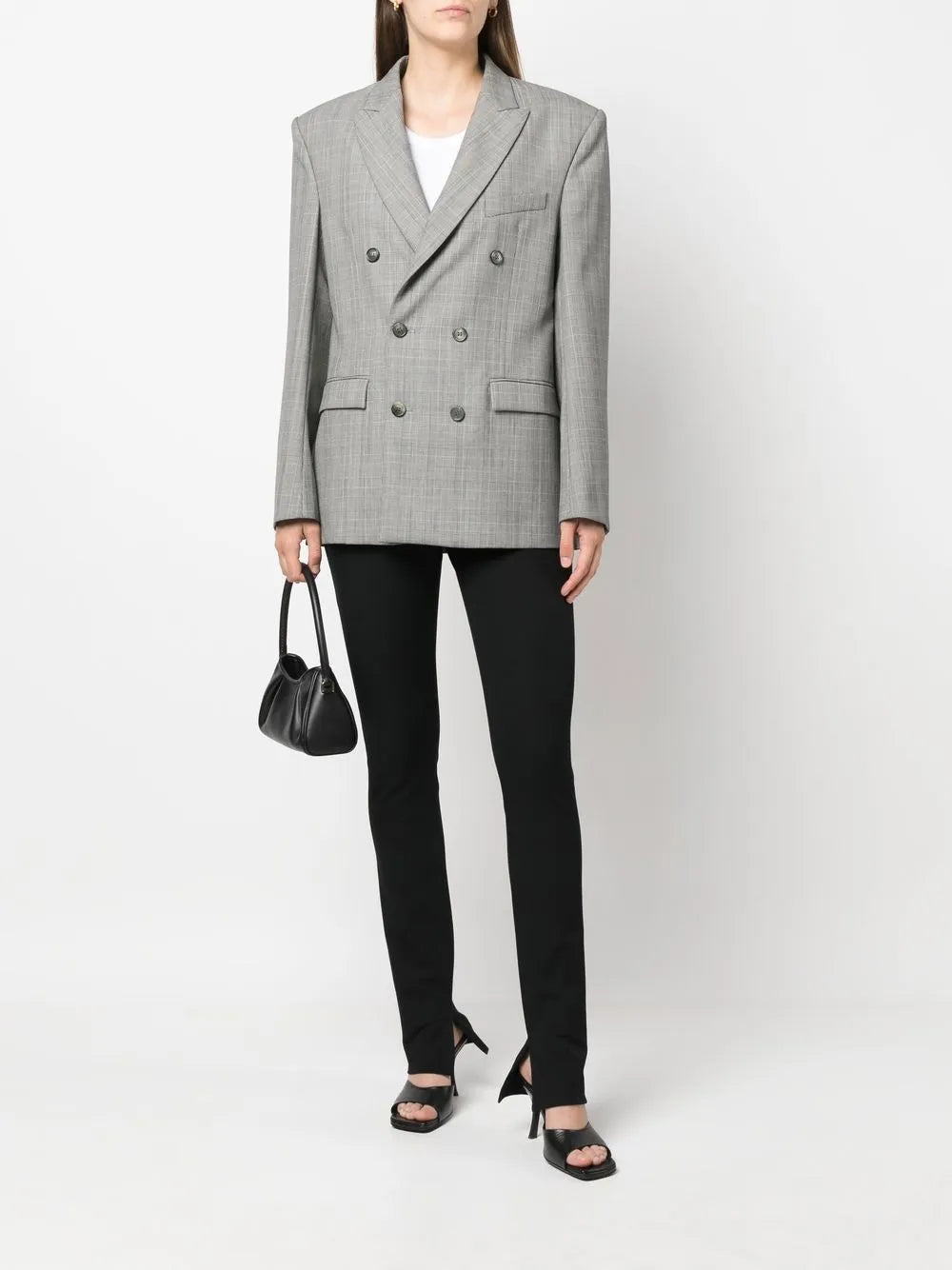 Side-Sit Four-Pocket Slim-Fit Trousers