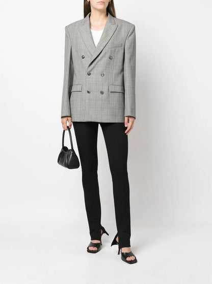 Side-Sit Four-Pocket Slim-Fit Trousers