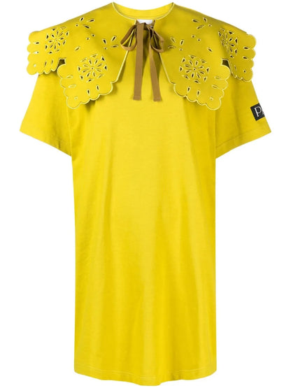 Detachable Collar T-Shirt Dress