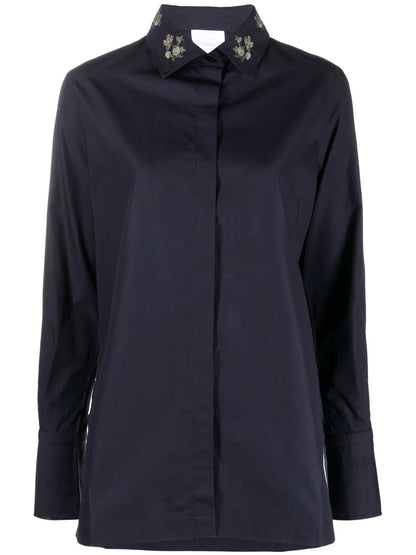 Embroidered Long-Sleeve Shirt
