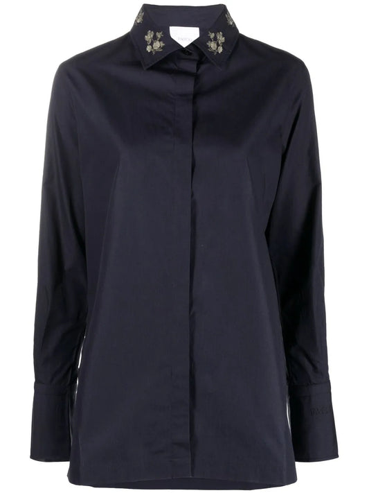 Embroidered Long-Sleeve Shirt