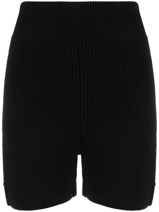 Ribbed-Knit Shorts