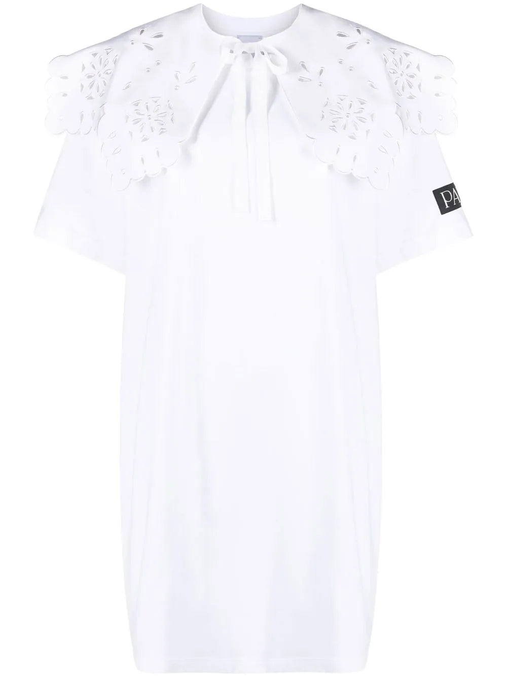 Detachable Collar T-Shirt Dress