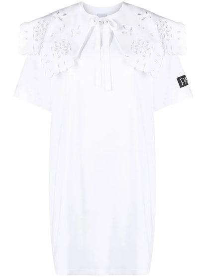 Detachable Collar T-Shirt Dress