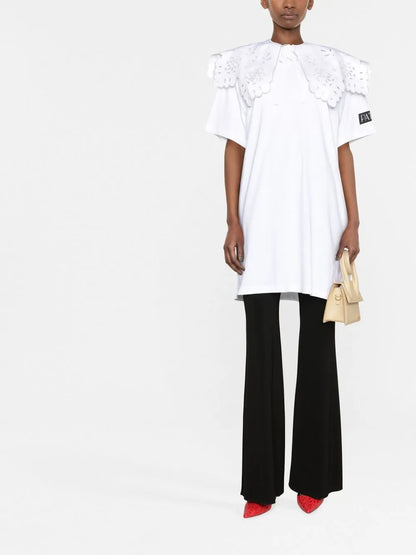 Detachable Collar T-Shirt Dress