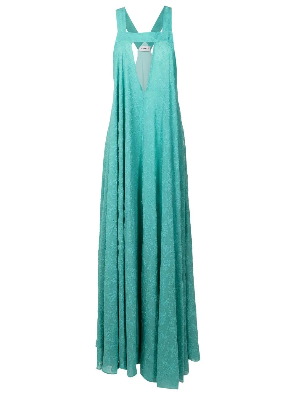 Plunging V-Neck Gown
