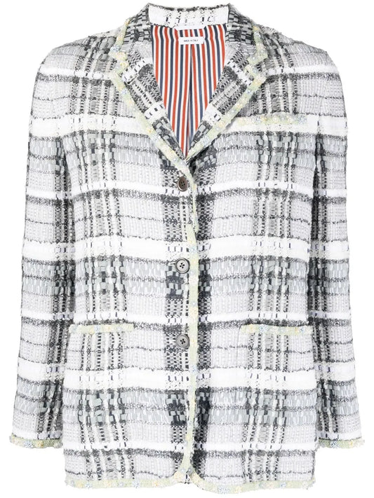 Tweed Single-Breasted Jacket