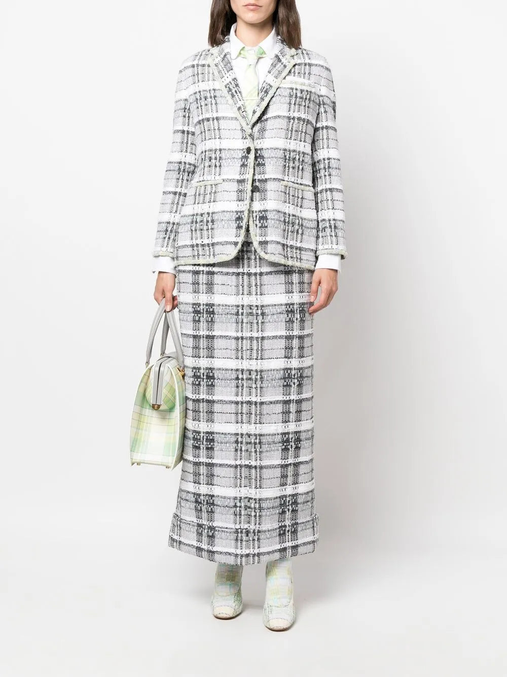 Tweed Single-Breasted Jacket
