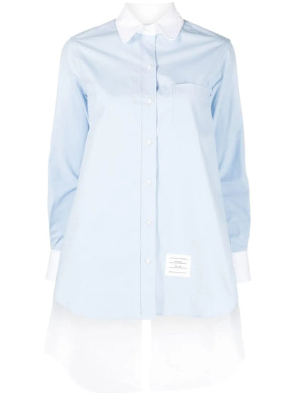 Twisted-Detail Open Back Shirt