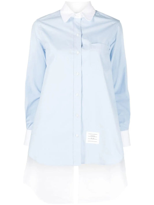 Twisted-Detail Open Back Shirt