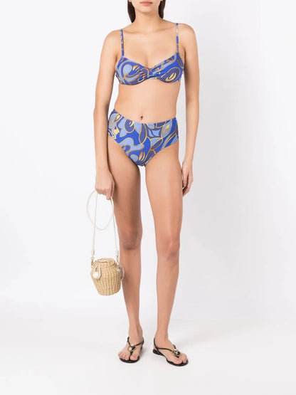 Graphic-Print Bikini