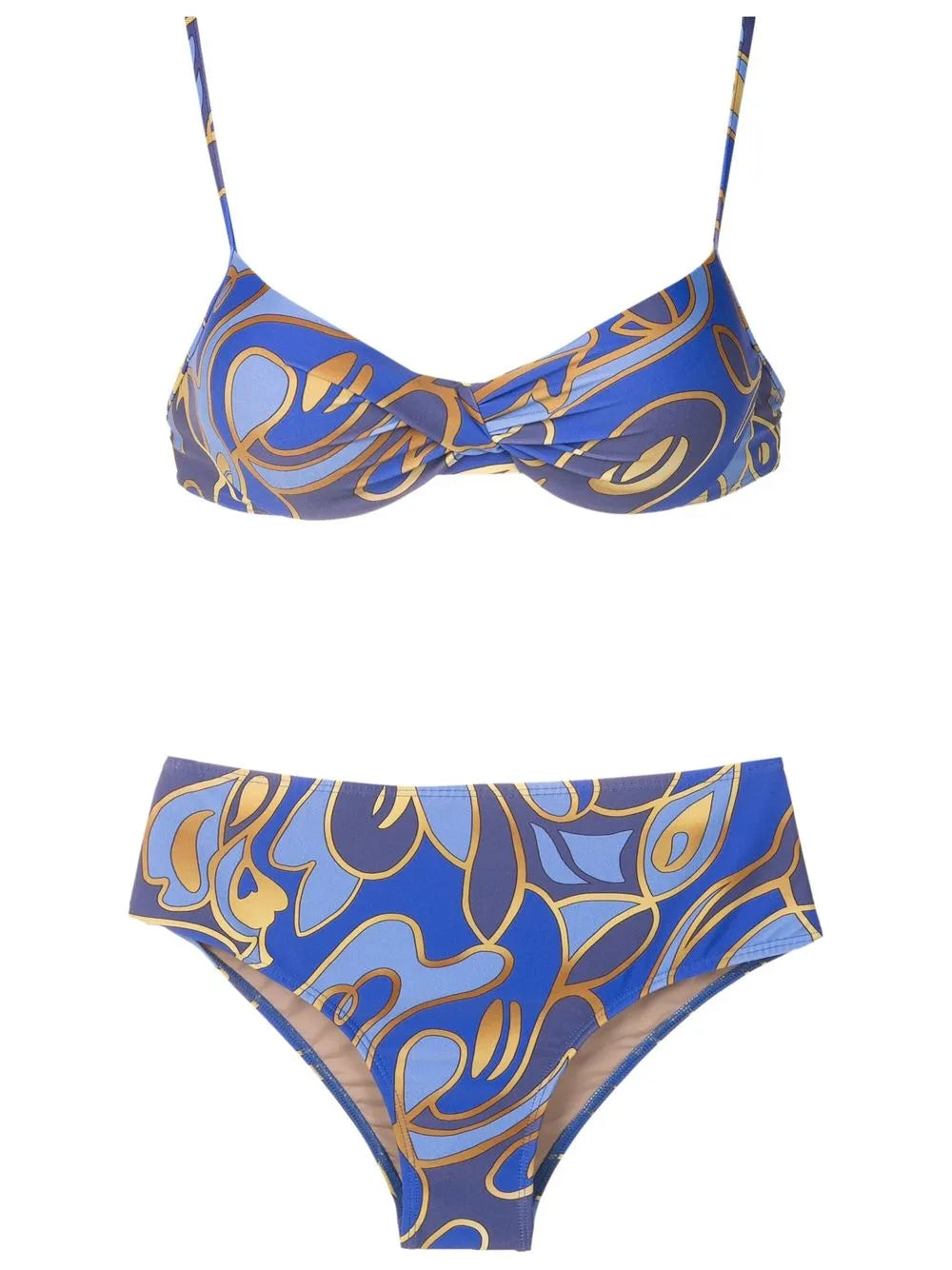 Graphic-Print Bikini