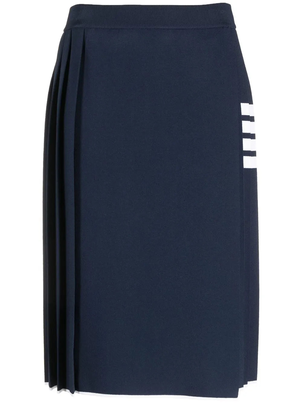 4-Bar Pleated Midi Skirt